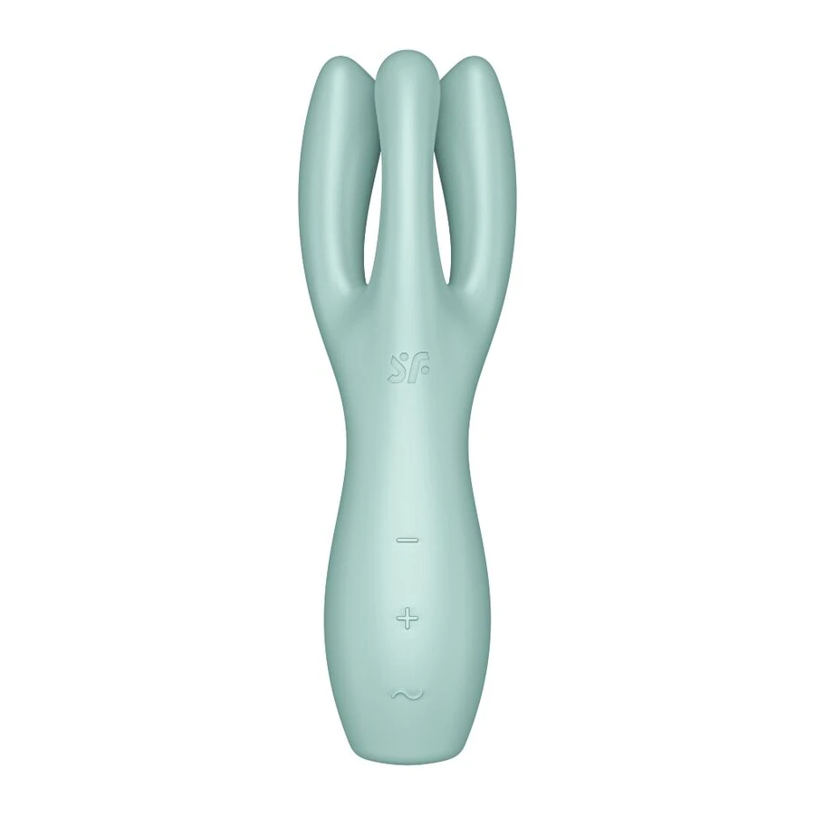 SATISFYER - VIBRATORE THREESOME 3 MENTA